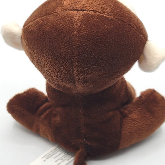 Midwood Brands Big Eyed Brown Monkey Plush Softie Toy Animal Collectible - Picture 6 of 9